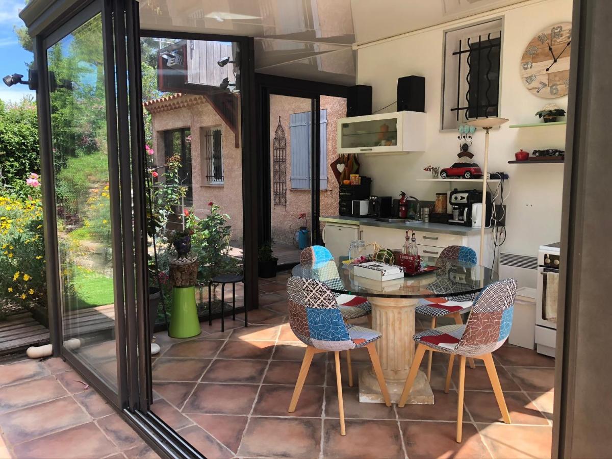 Logement Zen Sur La Colline Aux Mimosas Hyeres Luaran gambar